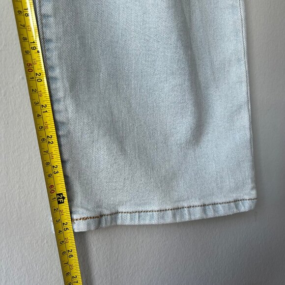 Levi’s Jeans Ribcage Straight Ankle Light Wash Denim Size 30x27 Womens High Rise - Picture 8 of 8
